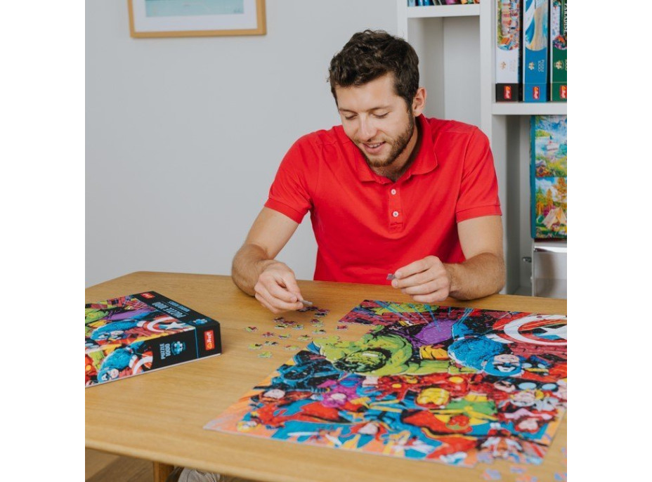 TREFL Puzzle Premium Plus Marvel: Hrdinovia Marvelu 1000 dielikov