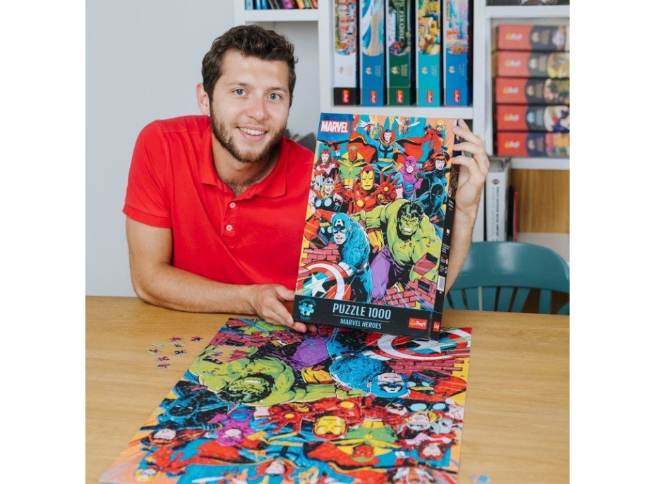 TREFL Puzzle Premium Plus Marvel: Hrdinovia Marvelu 1000 dielikov