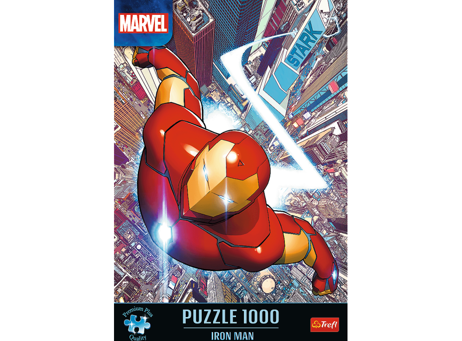 TREFL Puzzle Premium Plus Marvel: Iron Man 1000 dielikov