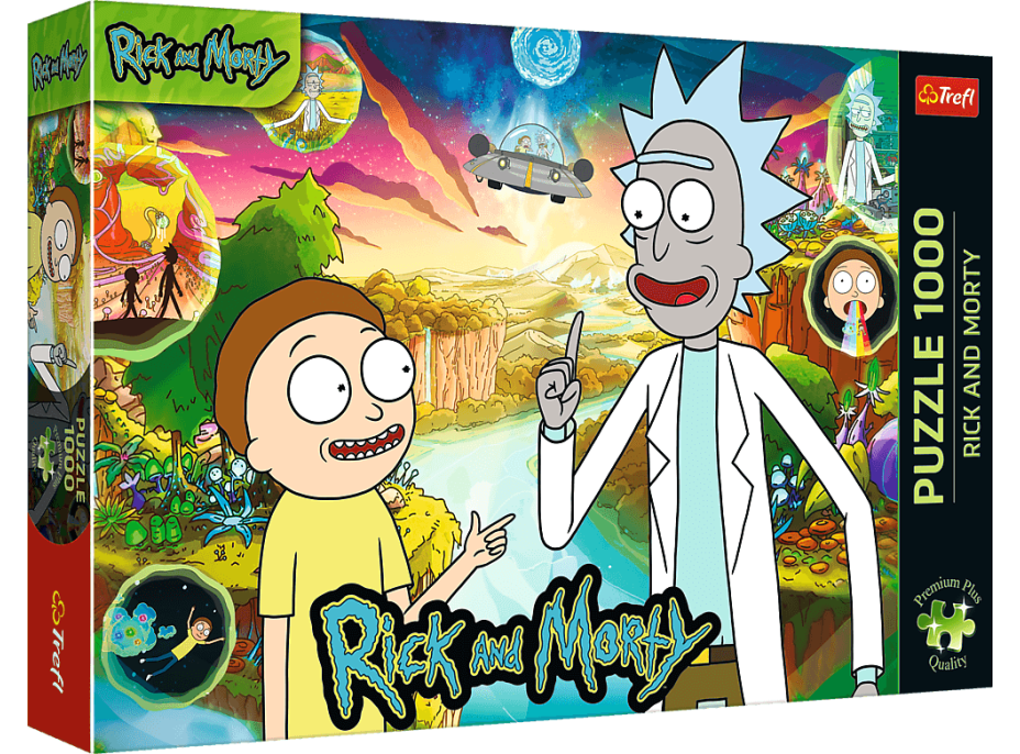 TREFL Puzzle Premium Plus: Rick a Morty 1000 dielikov