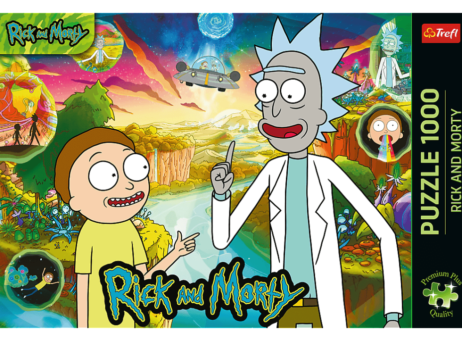 TREFL Puzzle Premium Plus: Rick a Morty 1000 dielikov