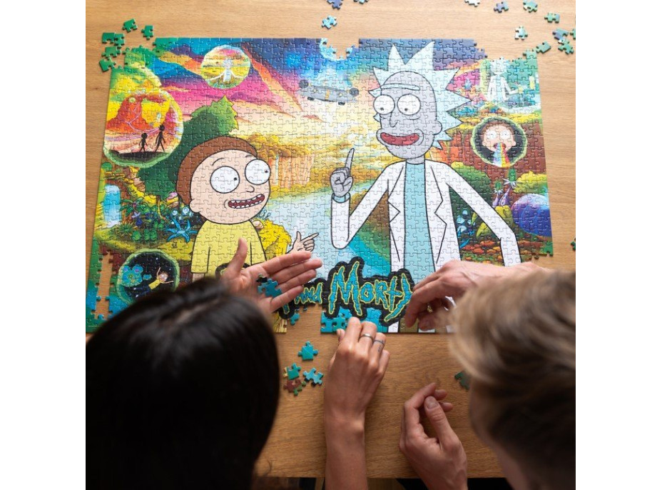 TREFL Puzzle Premium Plus: Rick a Morty 1000 dielikov