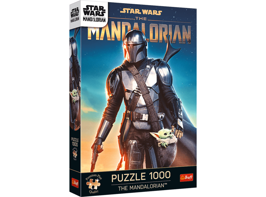 TREFL Puzzle Premium Plus Star Wars: Mandalorian 1000 dielikov