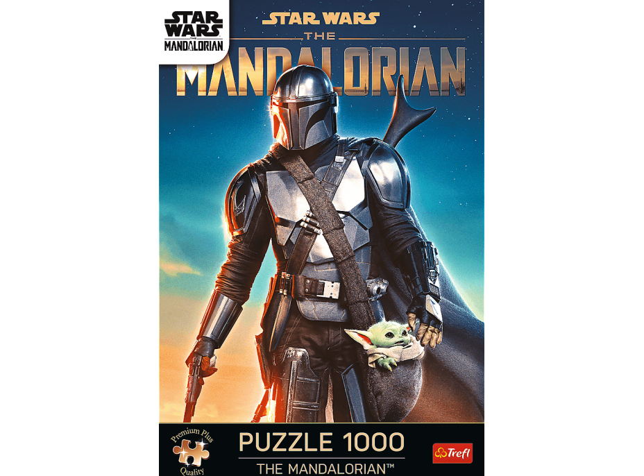 TREFL Puzzle Premium Plus Star Wars: Mandalorian 1000 dielikov