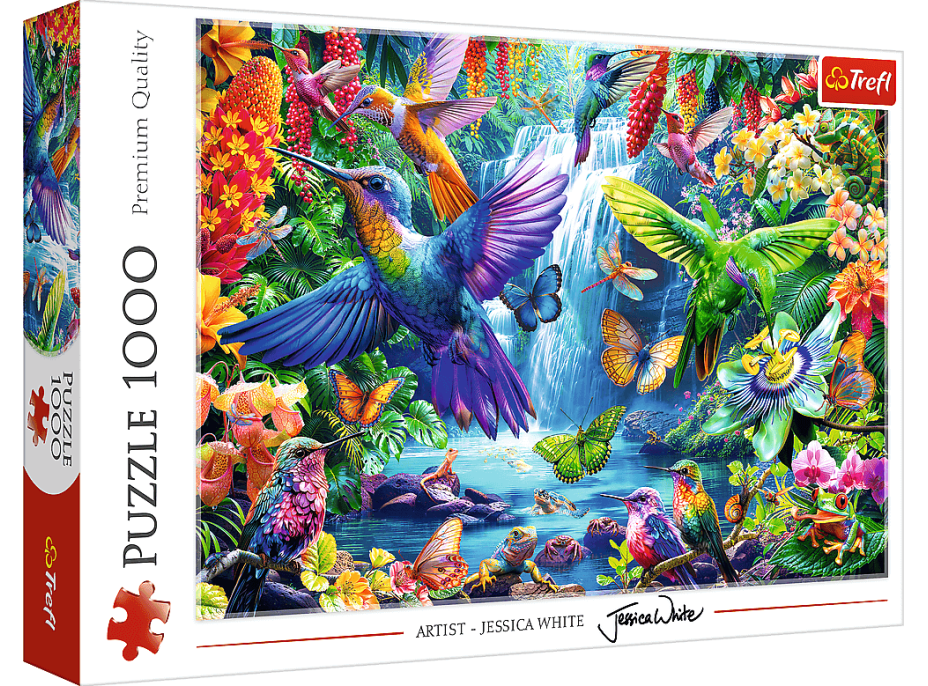 TREFL Puzzle Tropickí kolibríci 1000 dielikov