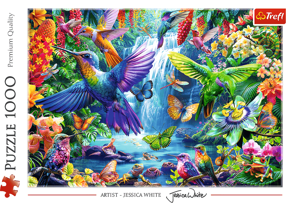 TREFL Puzzle Tropickí kolibríci 1000 dielikov