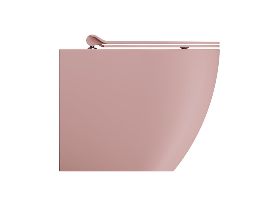 GSI PURA WC misa stojaca, Swirlflush, 36x55cm, spodný/zadný odpad, blush dual-mat 880324