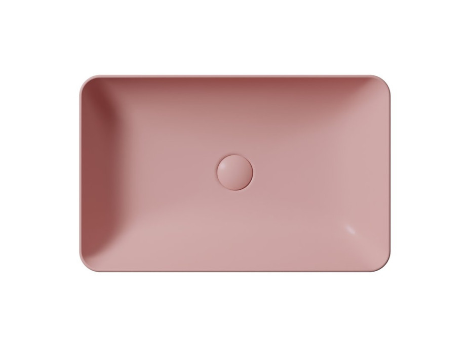 GSI NUBES keramické umývadlo na dosku 60x38cm, blush mat 903624