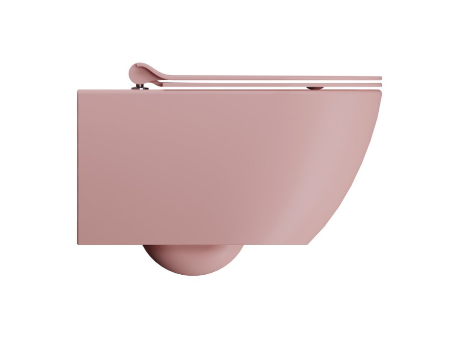 GSI PURA závesná WC misa, Swirlflush, 36x55cm, blush dual-mat 881524