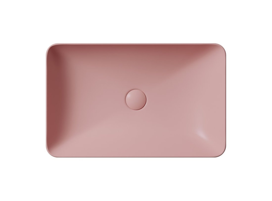 GSI PURA keramické umývadlo na dosku 60x38cm, blush mat 883724