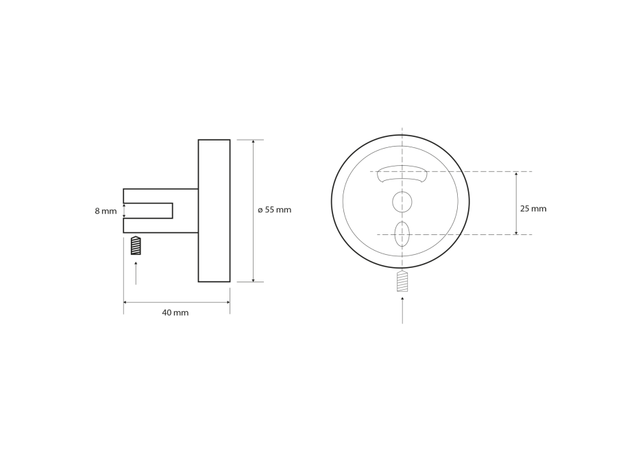 Sapho X-ROUND sklenená polica 200mm, chróm/číre sklo XR009-12