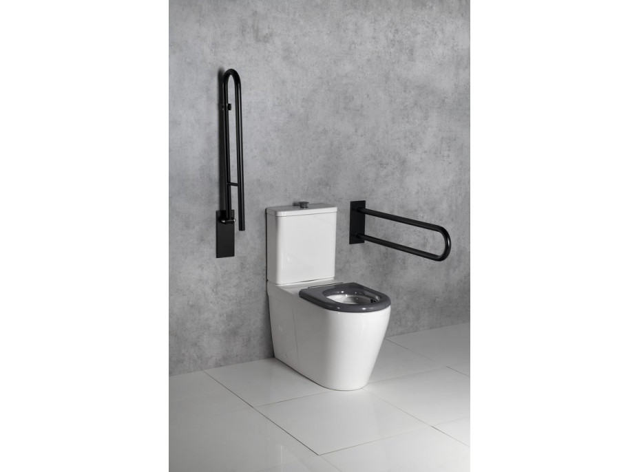 Sapho MEDIC RIMLESS WC kombi misa s nádržkou, spodný/zadný odpad, biela MC102