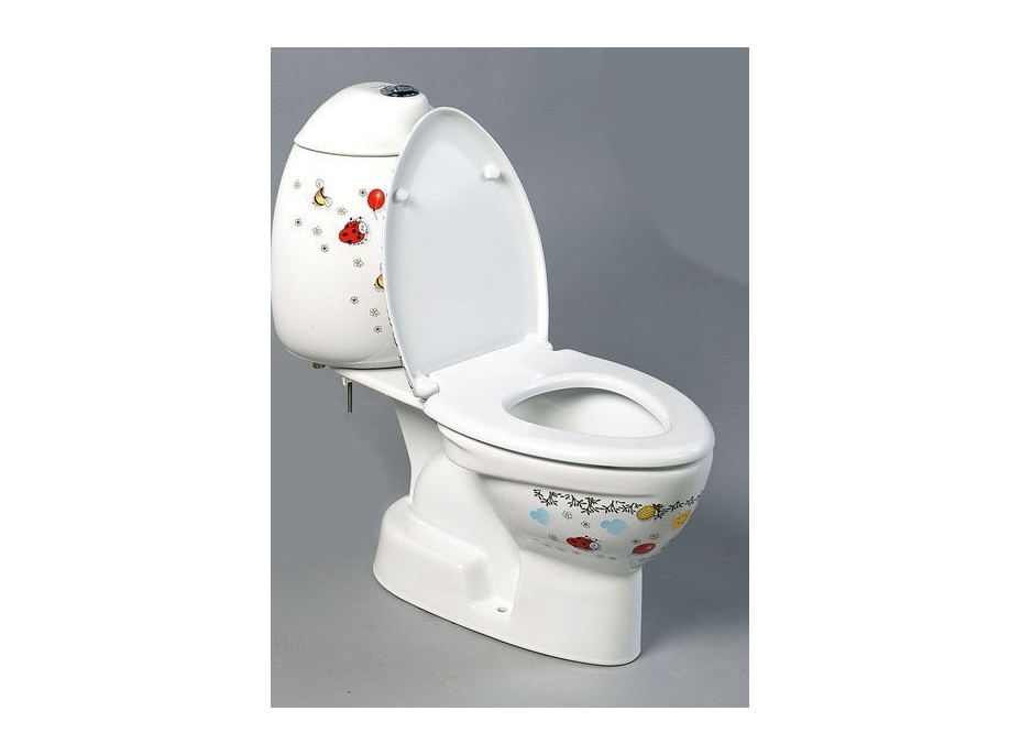 CREAVIT KID WC kombi detské, zadný odpad, dekor CK311.400.0F