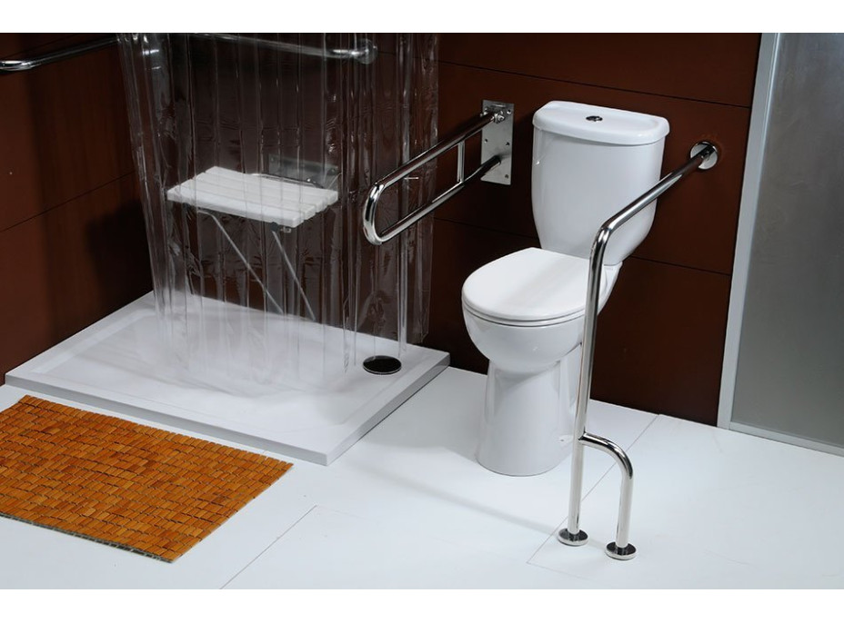 CREAVIT HANDICAP WC kombi zvýšený sedák, spodný odpad, biela BD301.410.00