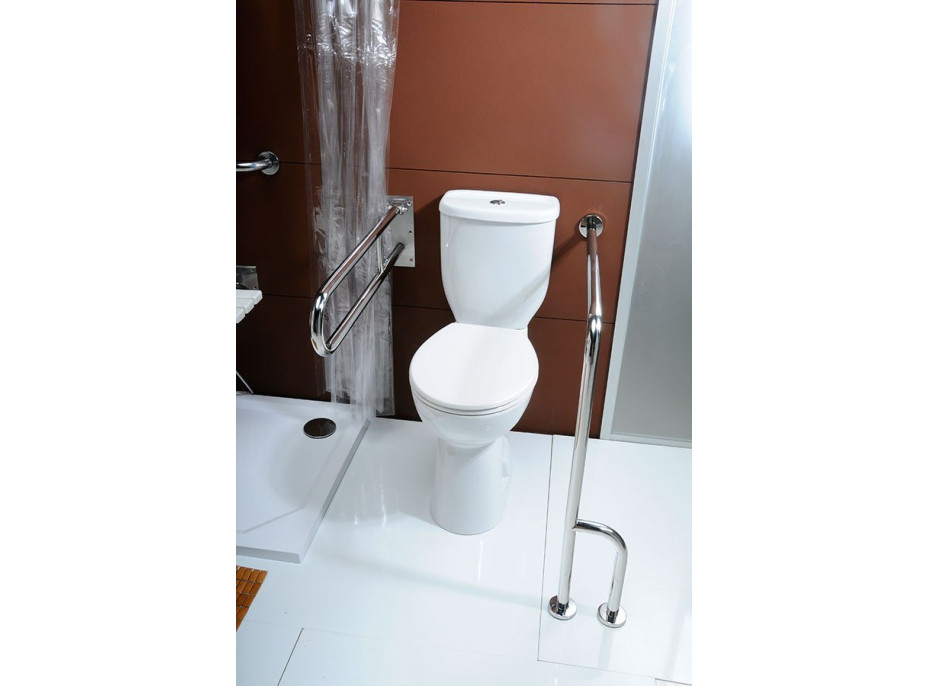 CREAVIT HANDICAP WC kombi zvýšený sedák, spodný odpad, biela BD301.410.00