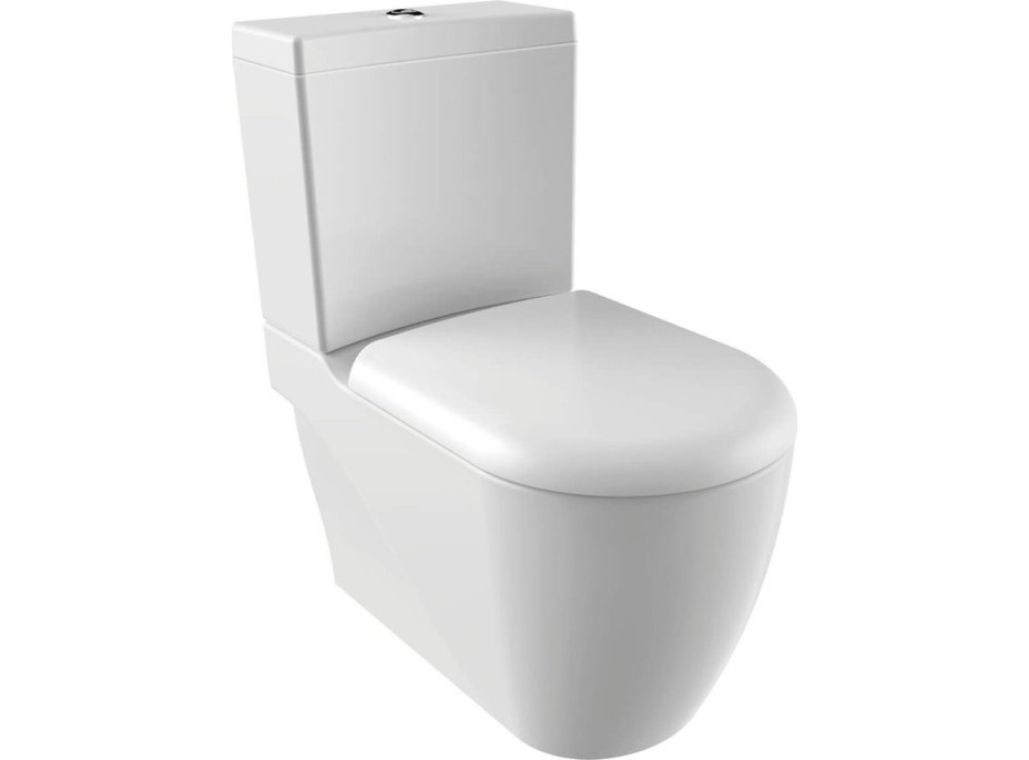 CREAVIT GRANDE WC kombi XL, spodný/zadný odpad, biela GR360