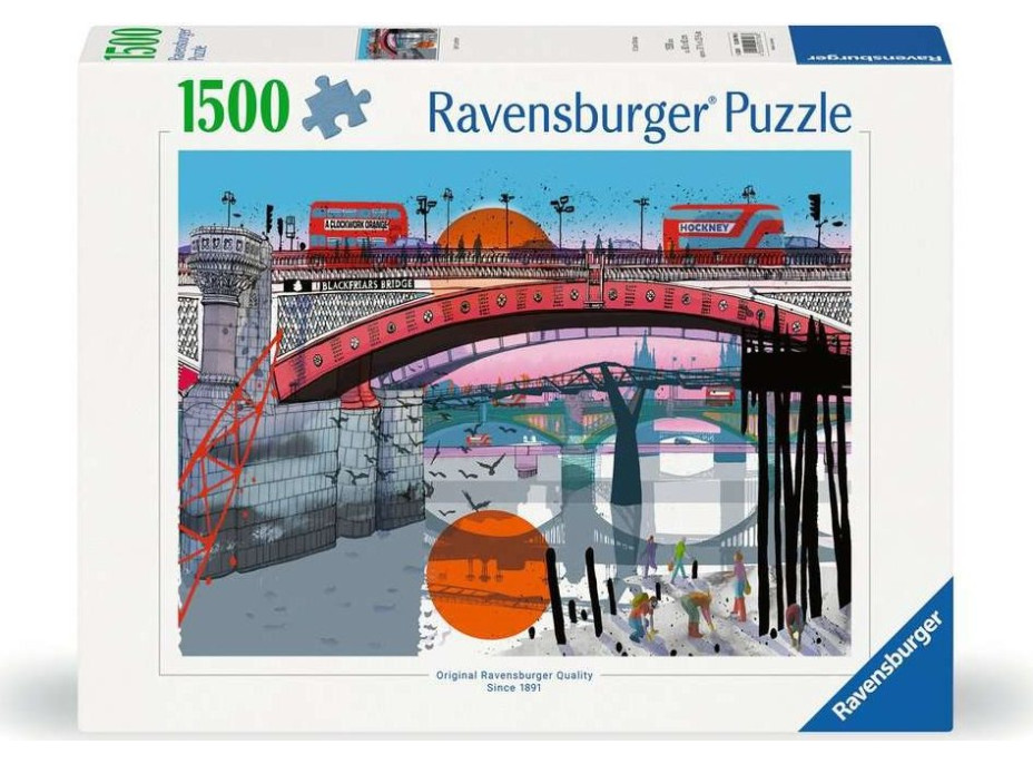 RAVENSBURGER Puzzle V Londýne 1500 dielikov