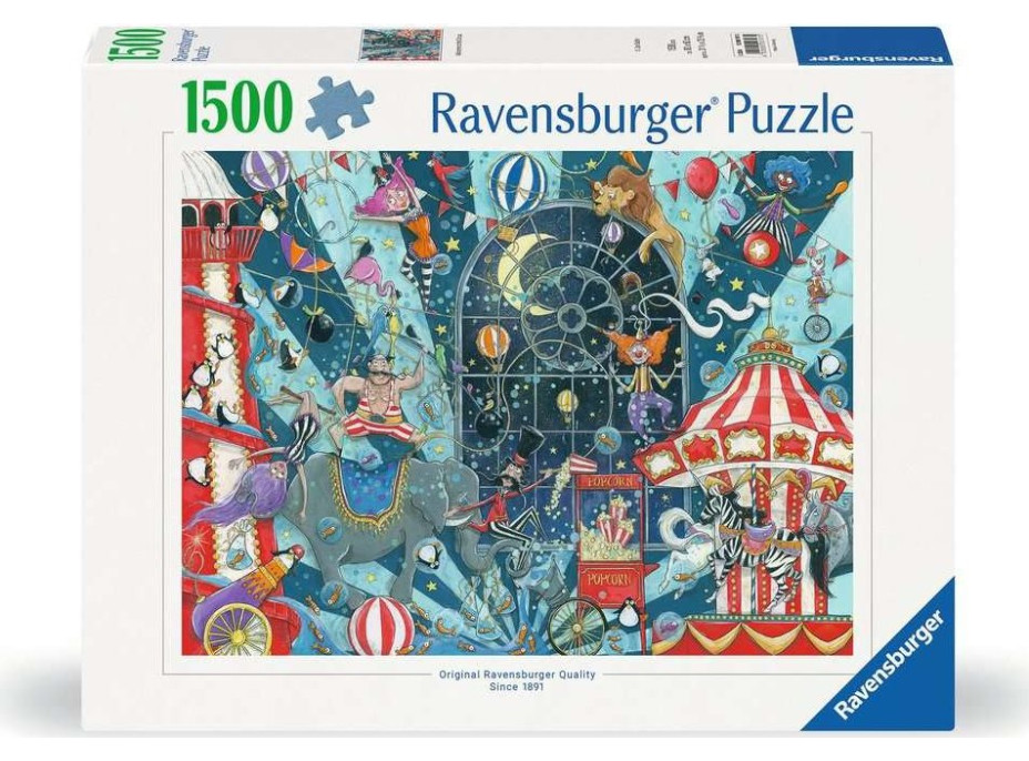 RAVENSBURGER Puzzle Vitajte v cirkuse 1500 dielikov