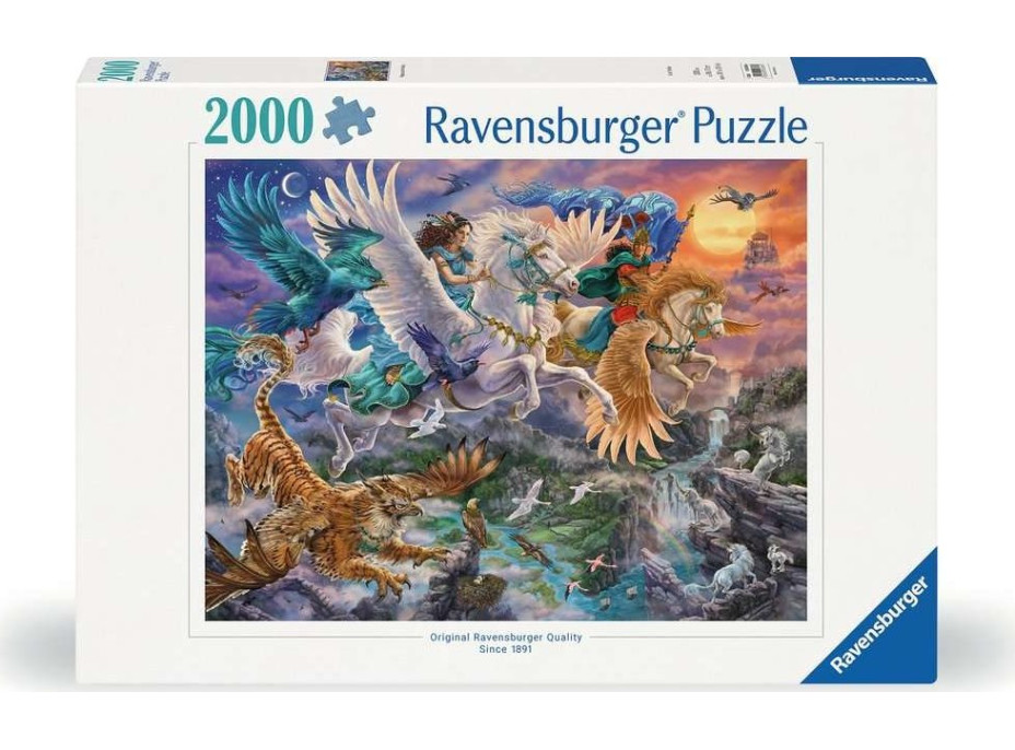 RAVENSBURGER Puzzle Vzduchom na Pegasovi 2000 dielikov