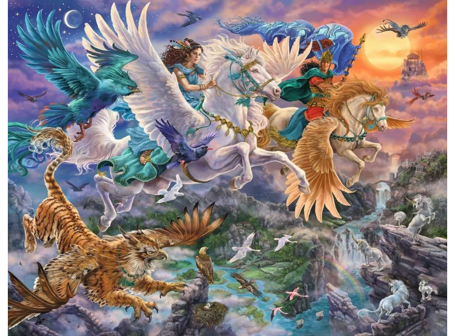 RAVENSBURGER Puzzle Vzduchom na Pegasovi 2000 dielikov