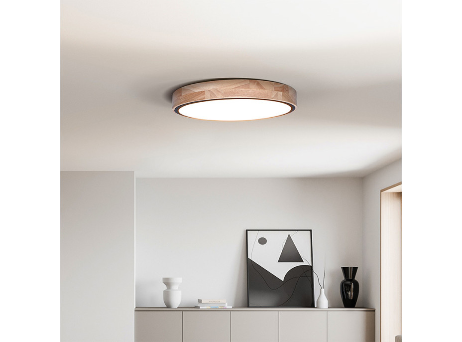 Solight LED osvetlenie s diaľkovým ovládačom Iron Oak, 60W, 4200lm, 51cm, zmena chromatickosti, stmievateľné