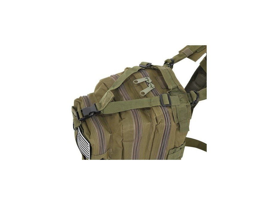 Turistický military batoh 26 litrov - zelený