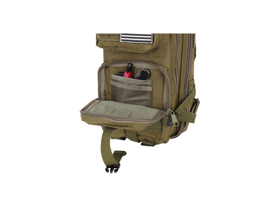 Turistický military batoh 26 litrov - zelený