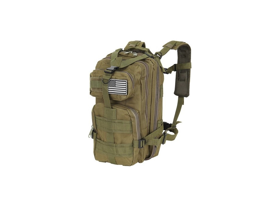 Turistický military batoh 26 litrov - zelený