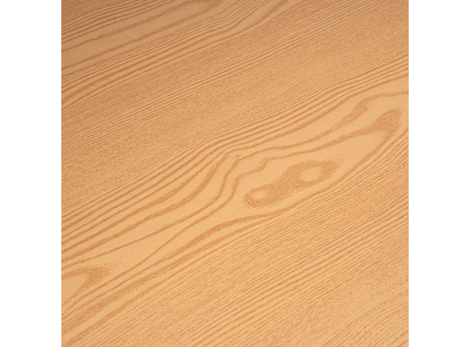 Loftový písací stôl ARVIKA MODERN PINE - čierny/dekor borovice