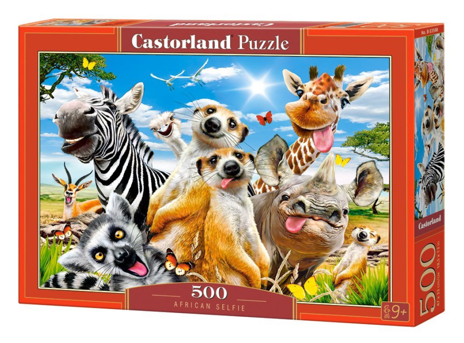 CASTORLAND Puzzle Africkej selfie 500 dielikov