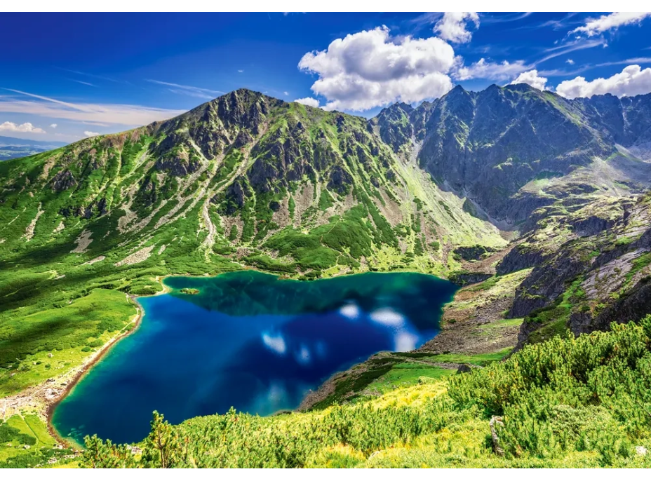 CASTORLAND Puzzle Czarny Staw Gąsienicowy, Tatry 500 dielikov