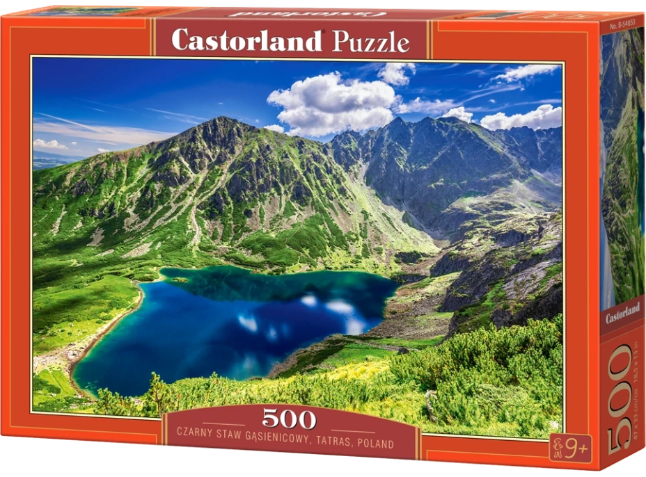 CASTORLAND Puzzle Czarny Staw Gąsienicowy, Tatry 500 dielikov