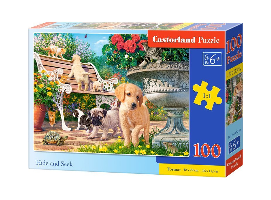 CASTORLAND Puzzle Hra na schovávačku 100 dielikov