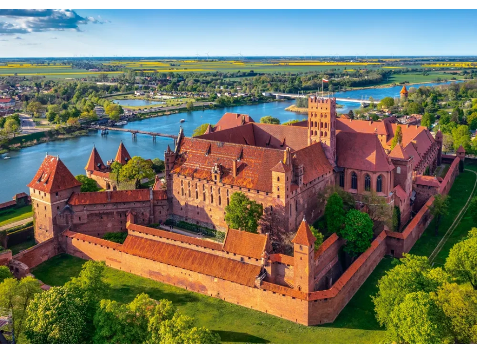 CASTORLAND Puzzle Hrad Malbork, Poľsko 500 dielikov