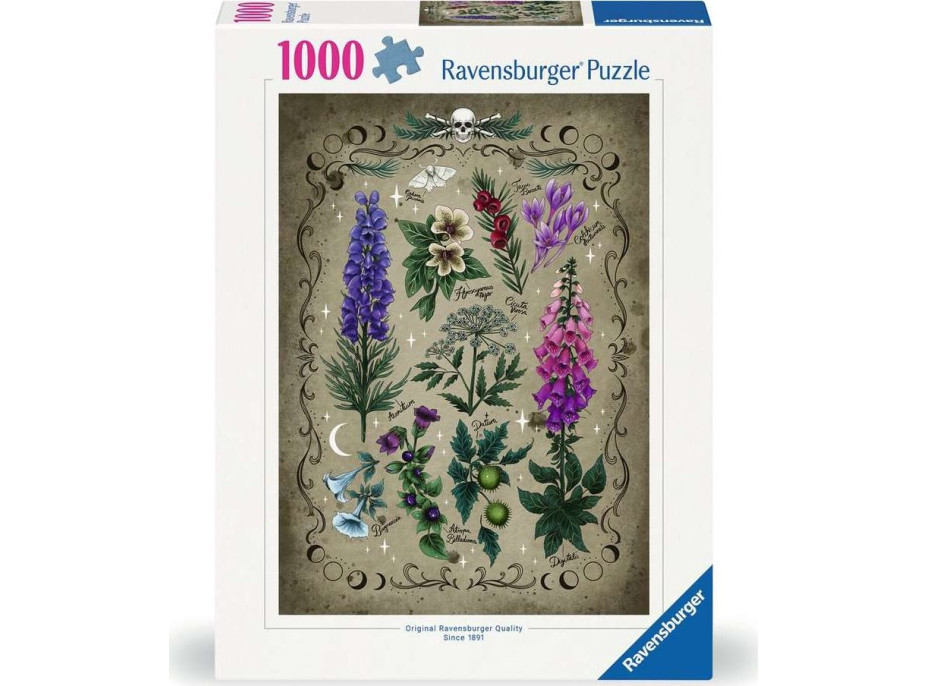 RAVENSBURGER Puzzle Jedovaté rastliny 1000 dielikov