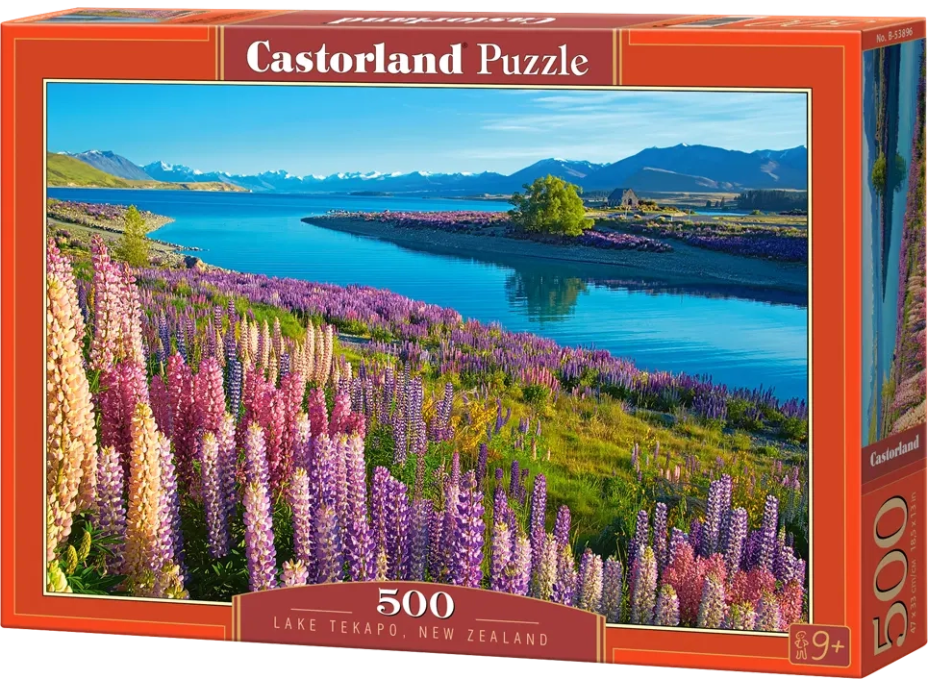 CASTORLAND Puzzle Jazero Tekapo, Nový Zéland 500 dielikov