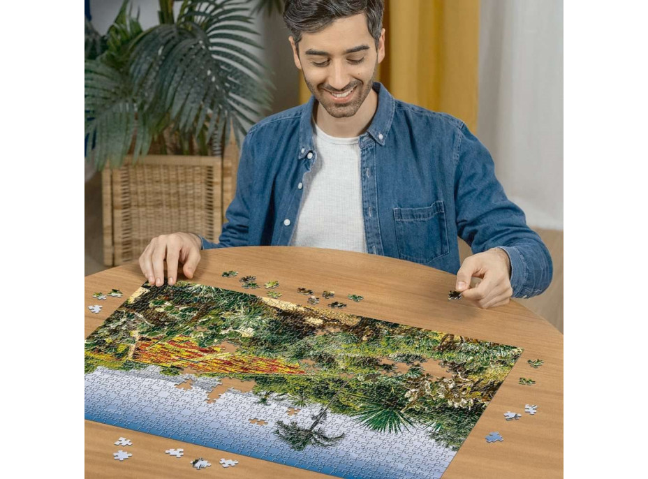 RAVENSBURGER Puzzle Kúzelné záhrady: Botanická záhrada, Madeira 1000 dielikov