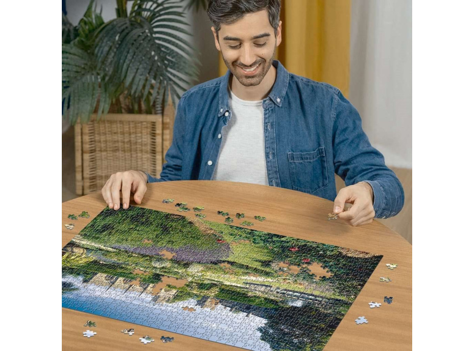 RAVENSBURGER Puzzle Kúzelné záhrady: Kráľovské záhrady, hrad Sudeley, Anglicko 1000 dielikov