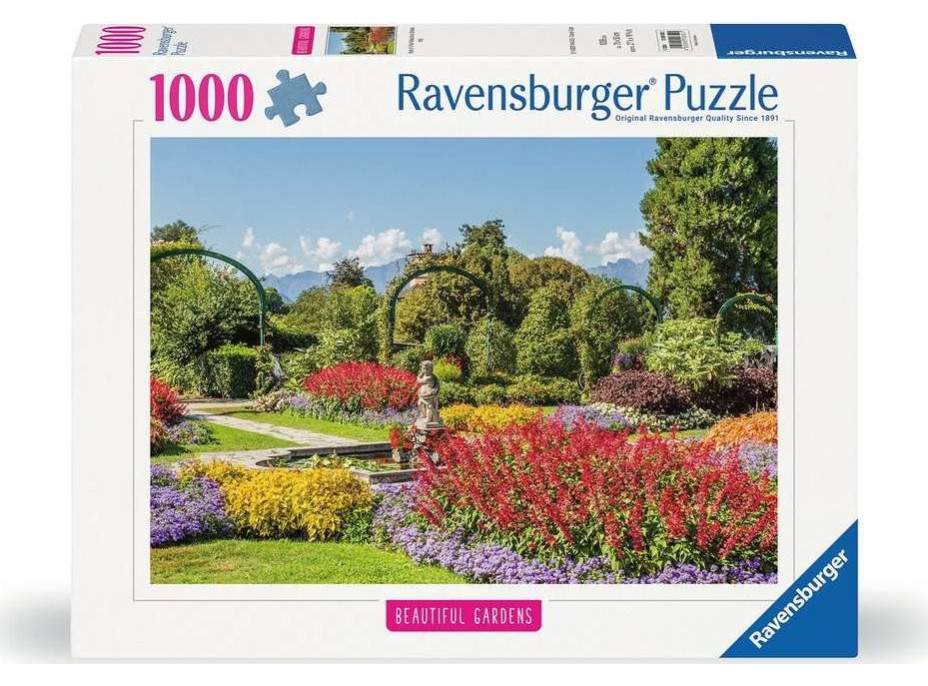 RAVENSBURGER Puzzle Kúzelné záhrady: Park Pallavicino, Taliansko 1000 dielikov