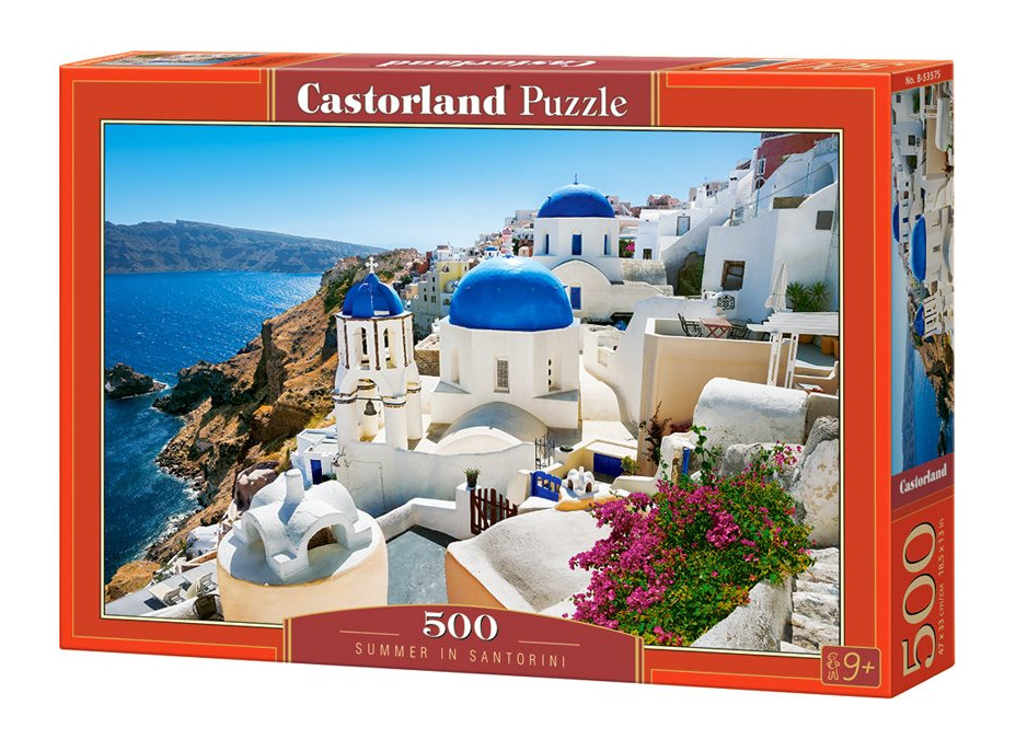 CASTORLAND Puzzle Leto na Santorini 500 dielikov