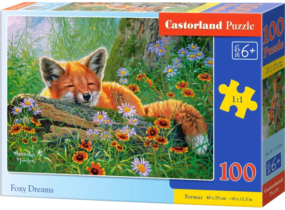 CASTORLAND Puzzle Líščie snívanie 100 dielikov