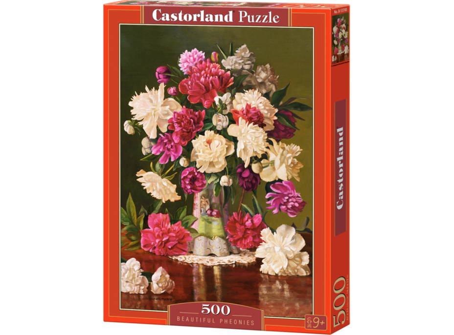 CASTORLAND Puzzle Nádherné pivonky 500 dielikov