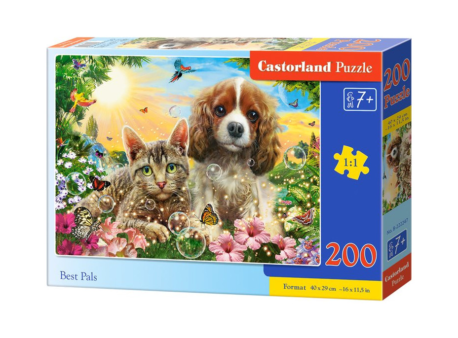 CASTORLAND Puzzle Najlepší kamoši 200 dielikov