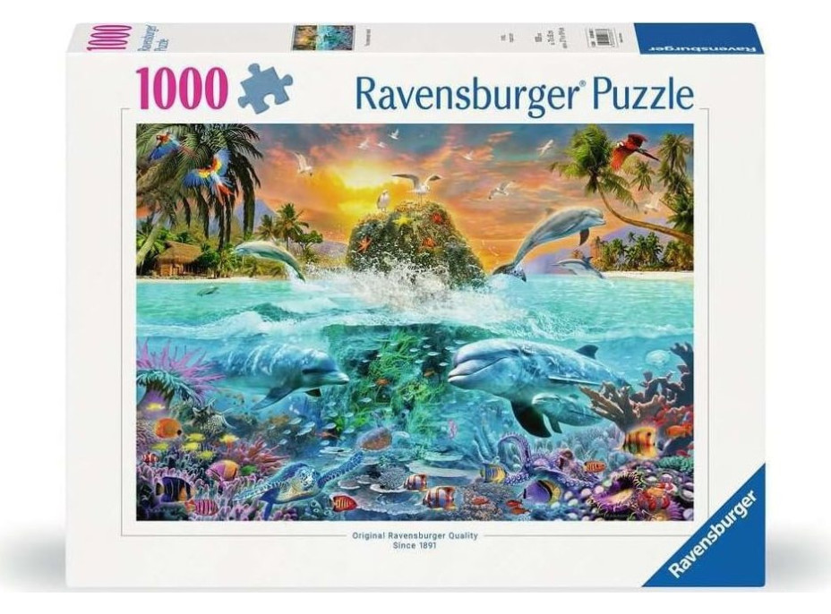 RAVENSBURGER Puzzle Podmorský ostrov 1000 dielikov