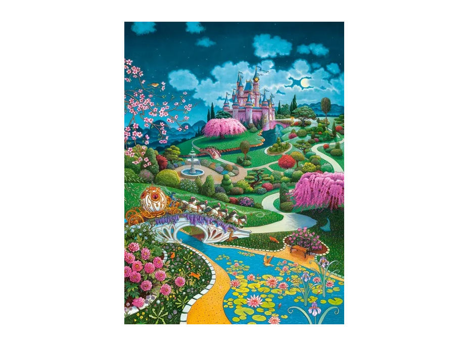 CASTORLAND Puzzle Popoluščin zámok 100 dielikov