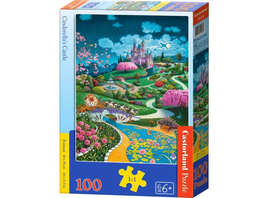 CASTORLAND Puzzle Popoluščin zámok 100 dielikov