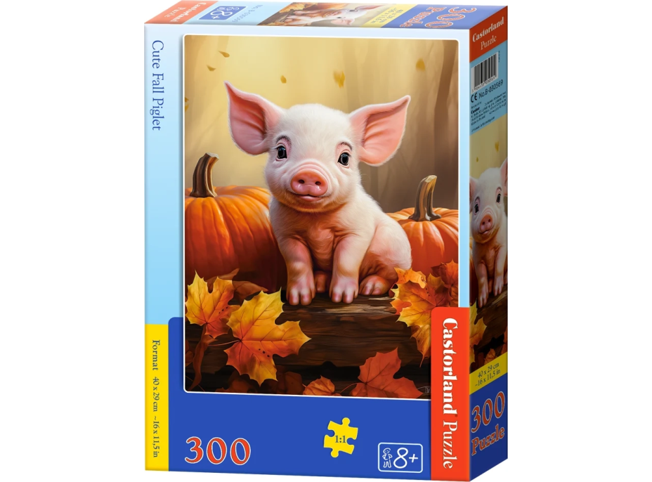 CASTORLAND Puzzle Roztomilé prasiatko 300 dielikov