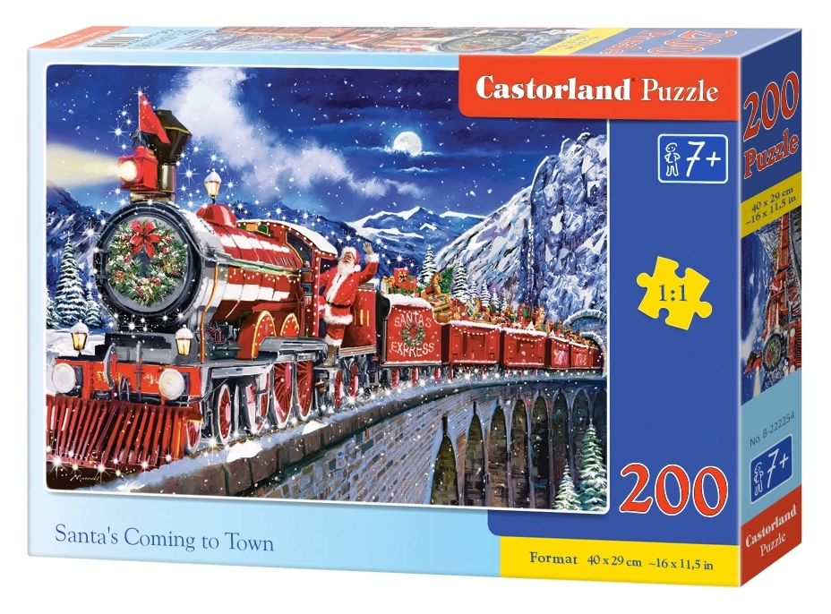 CASTORLAND Puzzle Santov príchod 200 dielikov