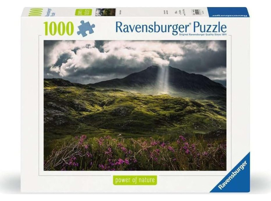 RAVENSBURGER Puzzle Sila prírody: Tajomné hory 1000 dielikov