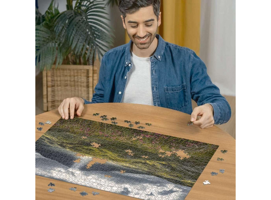 RAVENSBURGER Puzzle Sila prírody: Tajomné hory 1000 dielikov